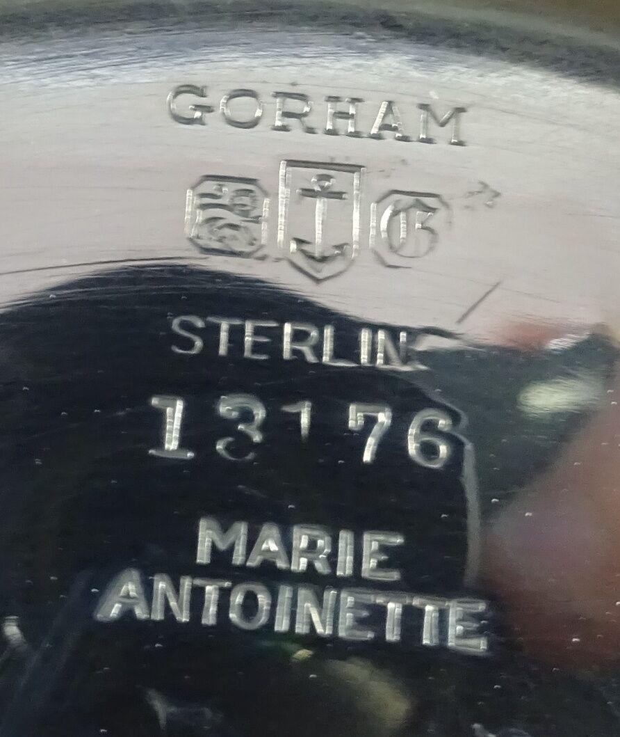 Marie Antoinette by Gorham Sterling Silver Ice Bowl Set In Excellent Condition In Big Bend, WI