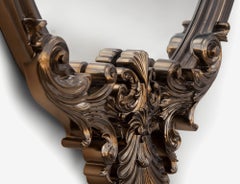 Marie Antoinette Mirror - Hand Carved Joinary Wood & Mirror - Boca do Lobo
