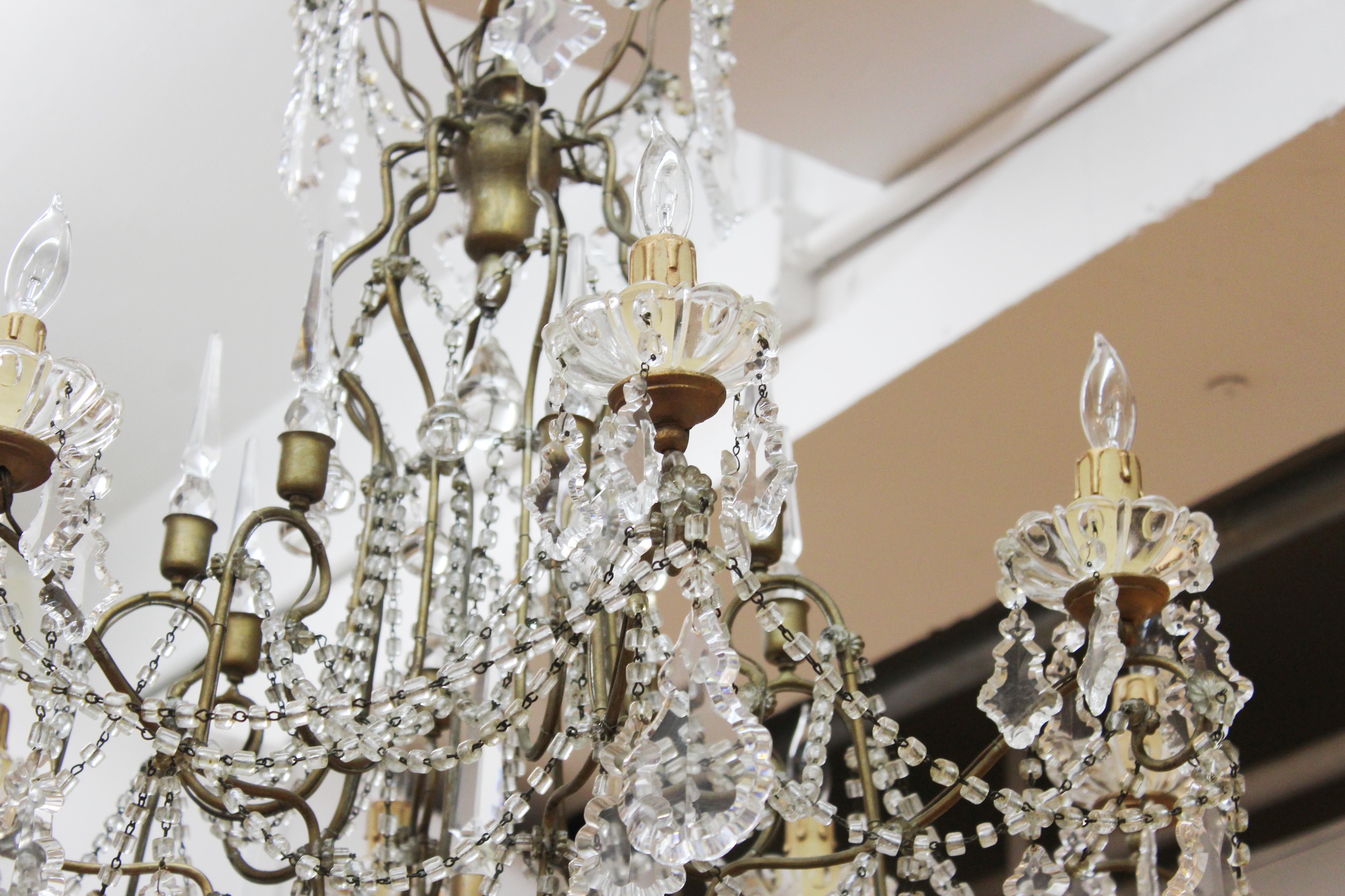 Marie Antoinette Style French Crystal Chandelier 1