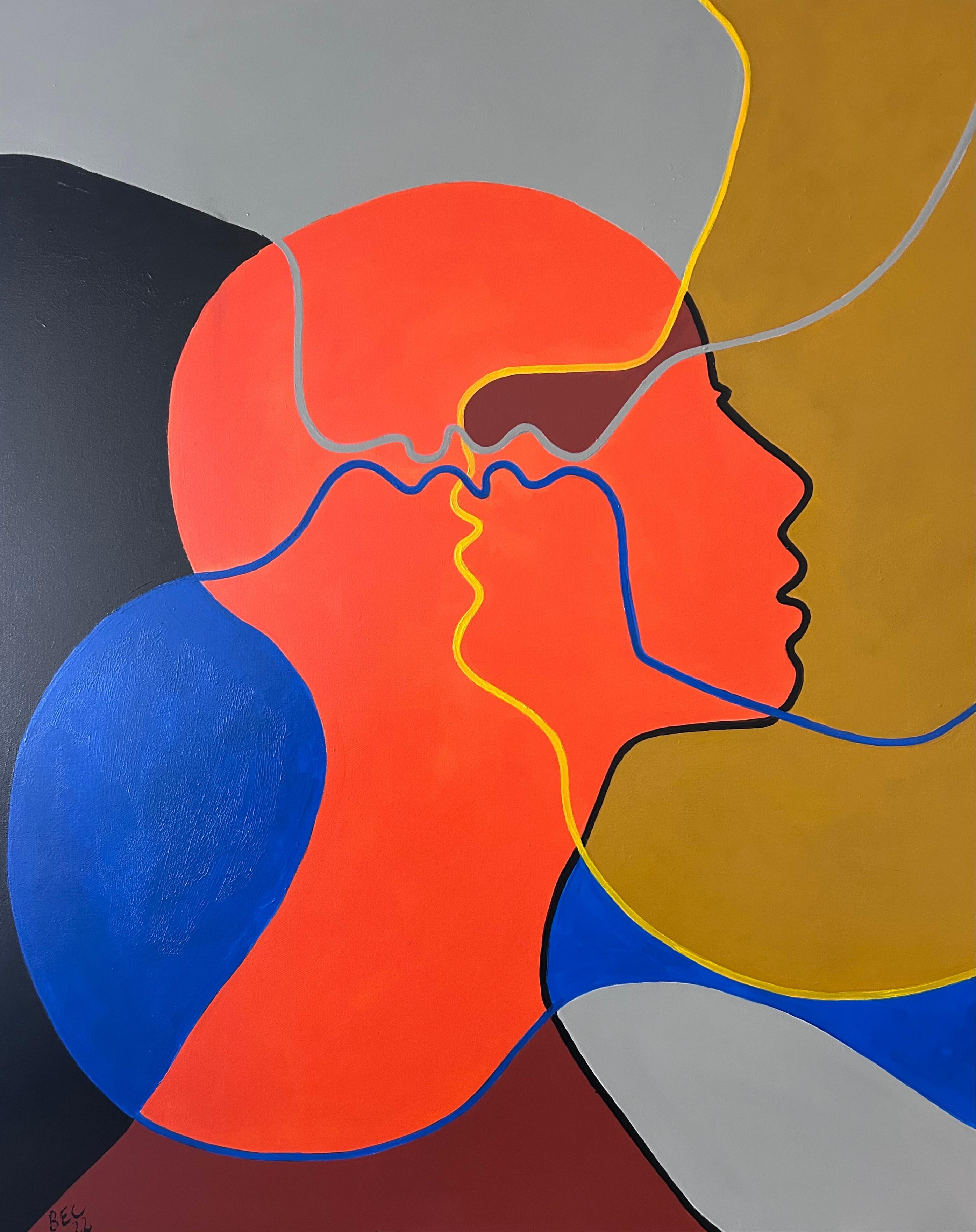 Painting Marie Bec TETE ORANGE, acrylic on canvas 100x120

﻿marie bec
Orange head 
Acrylic on canvas on stretcher 
Signed lower left 
2022
Perfect condition 
2200 euros 