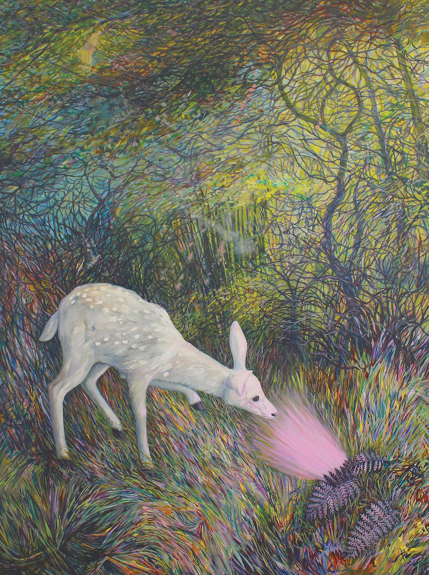 Figurative Painting di Marie Cameron - Disabitudine