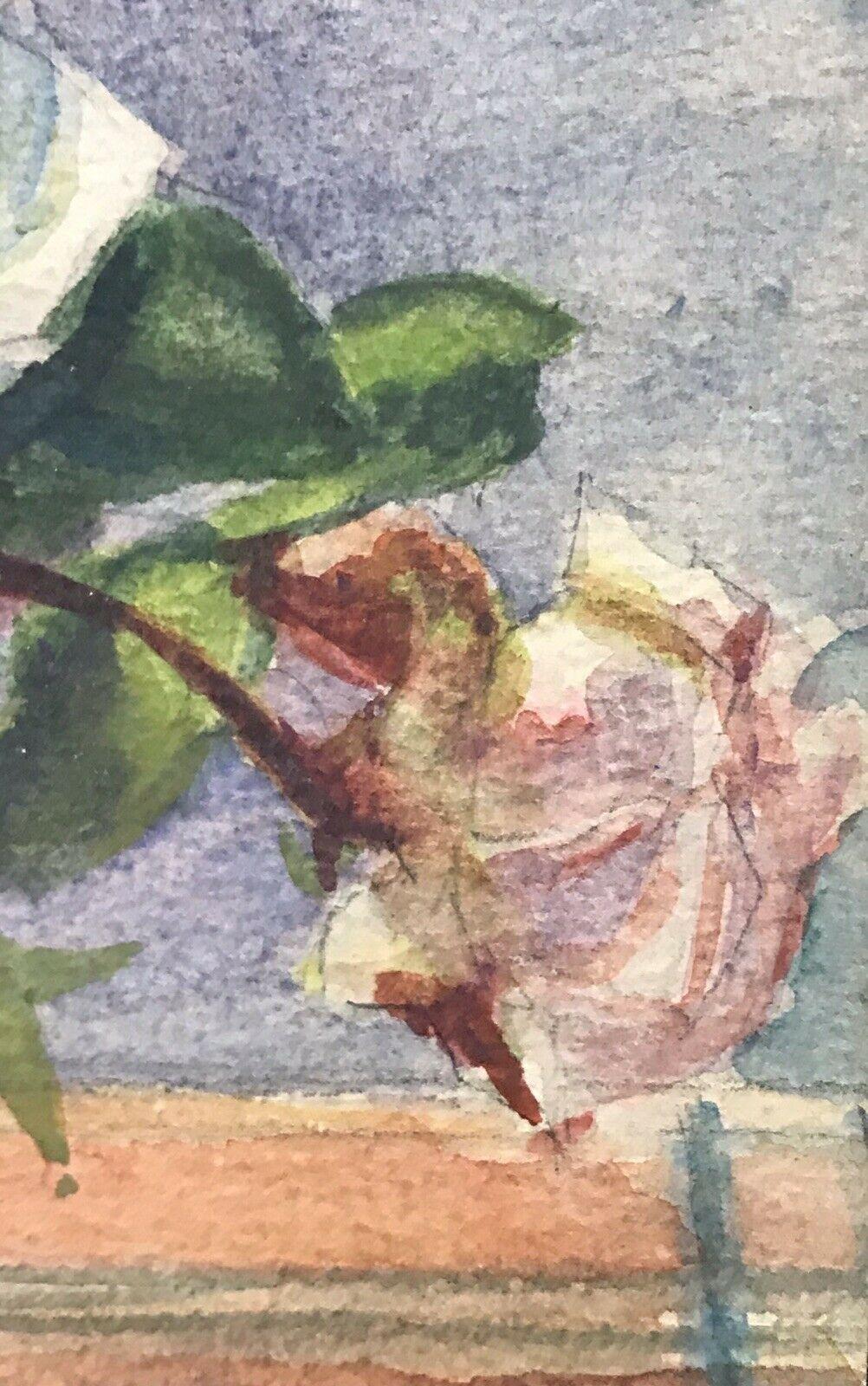 Marie Chautard-Carreau, raffinato dipinto floreale impressionista francese dei primi anni del XX secolo in vendita 5