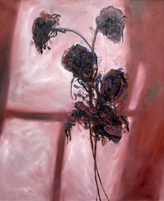 Contemporary Abstract " I Stand Behind Us" Oil on Canvas by Marie-Chloé Duval