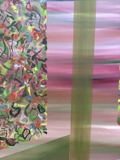 Contemporary Abstract The Space We Move Into, Oil on Canvas by Marie-Chloé Duval