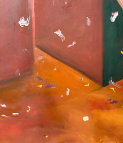 Contemporary Abstract "They Danced in the Absence of Wind" Oil on Canvas