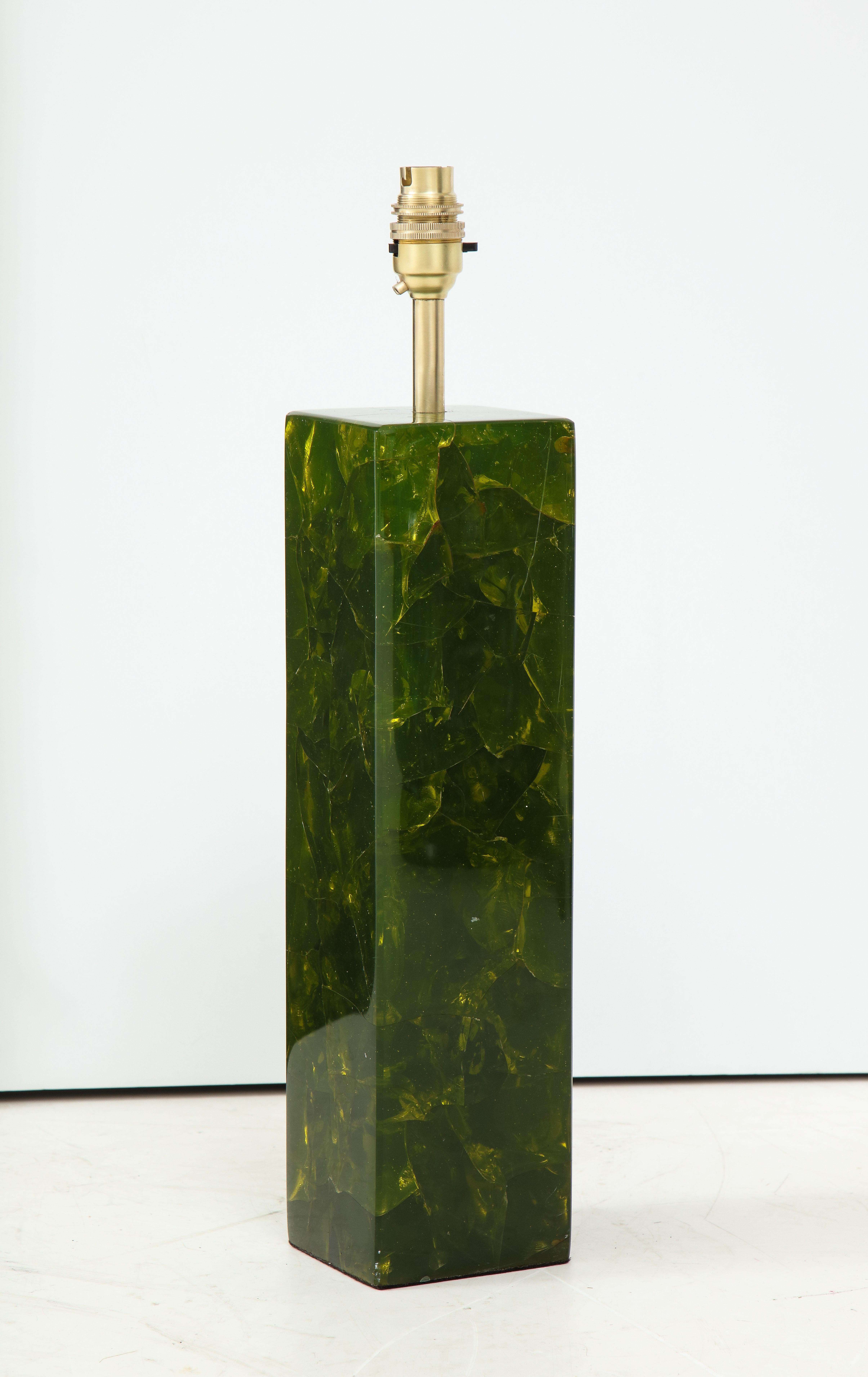 Modern Marie-Claude de Fouquieres Fractal Resin Lamp