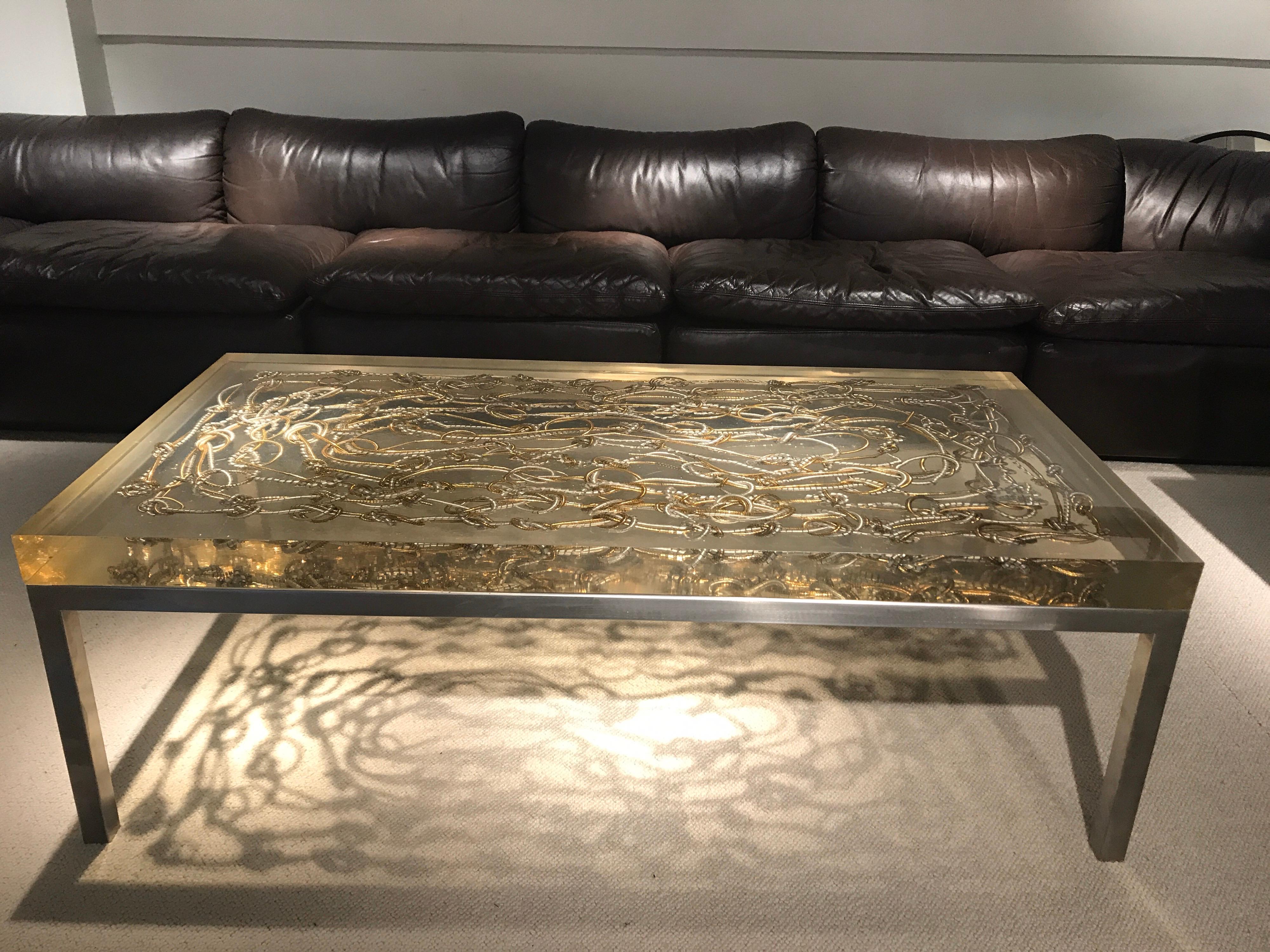 Marie Claude de Fouquieres Resin Table 7