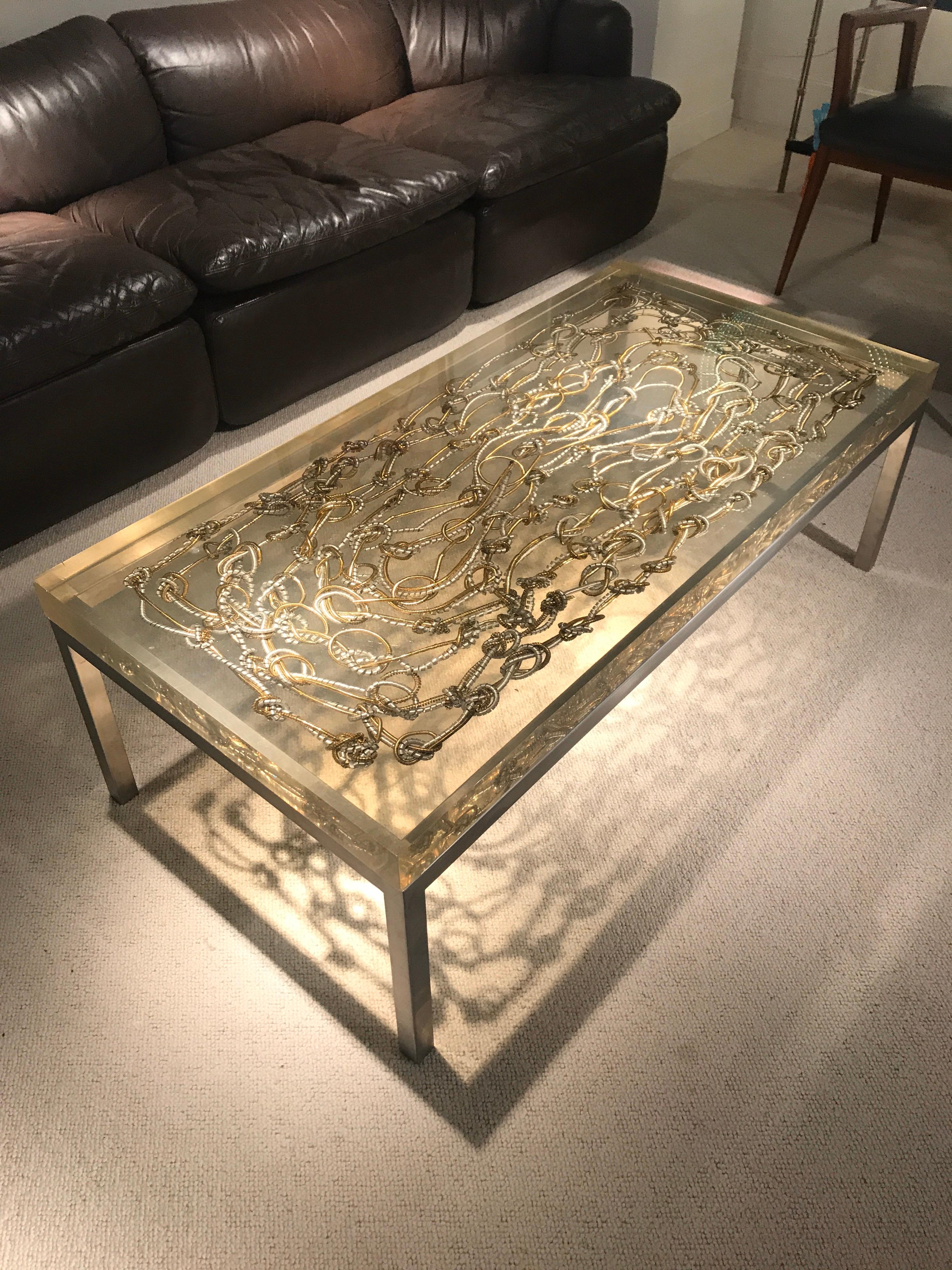 Marie Claude de Fouquieres Resin Table 8