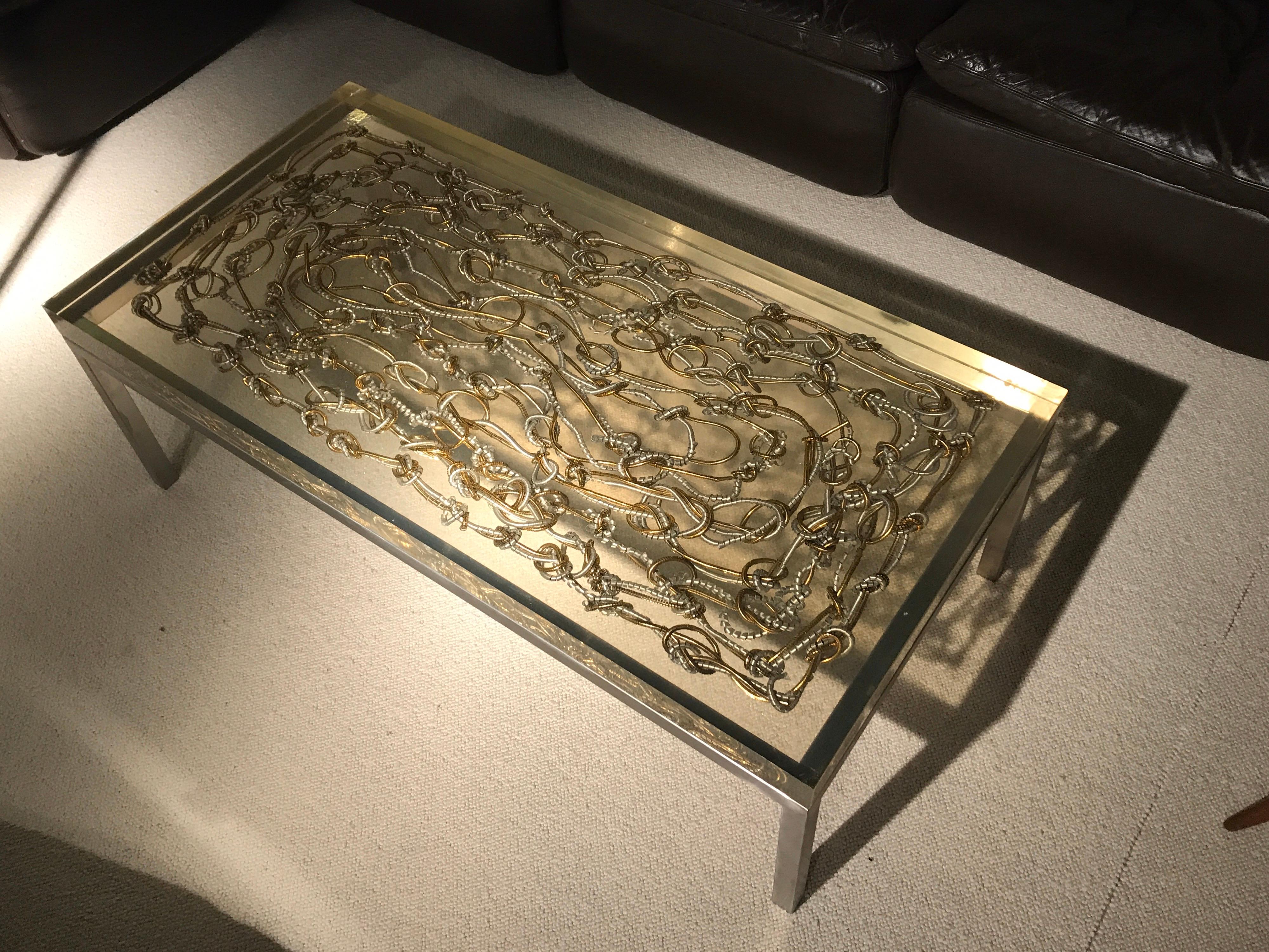 French Marie Claude de Fouquieres Resin Table