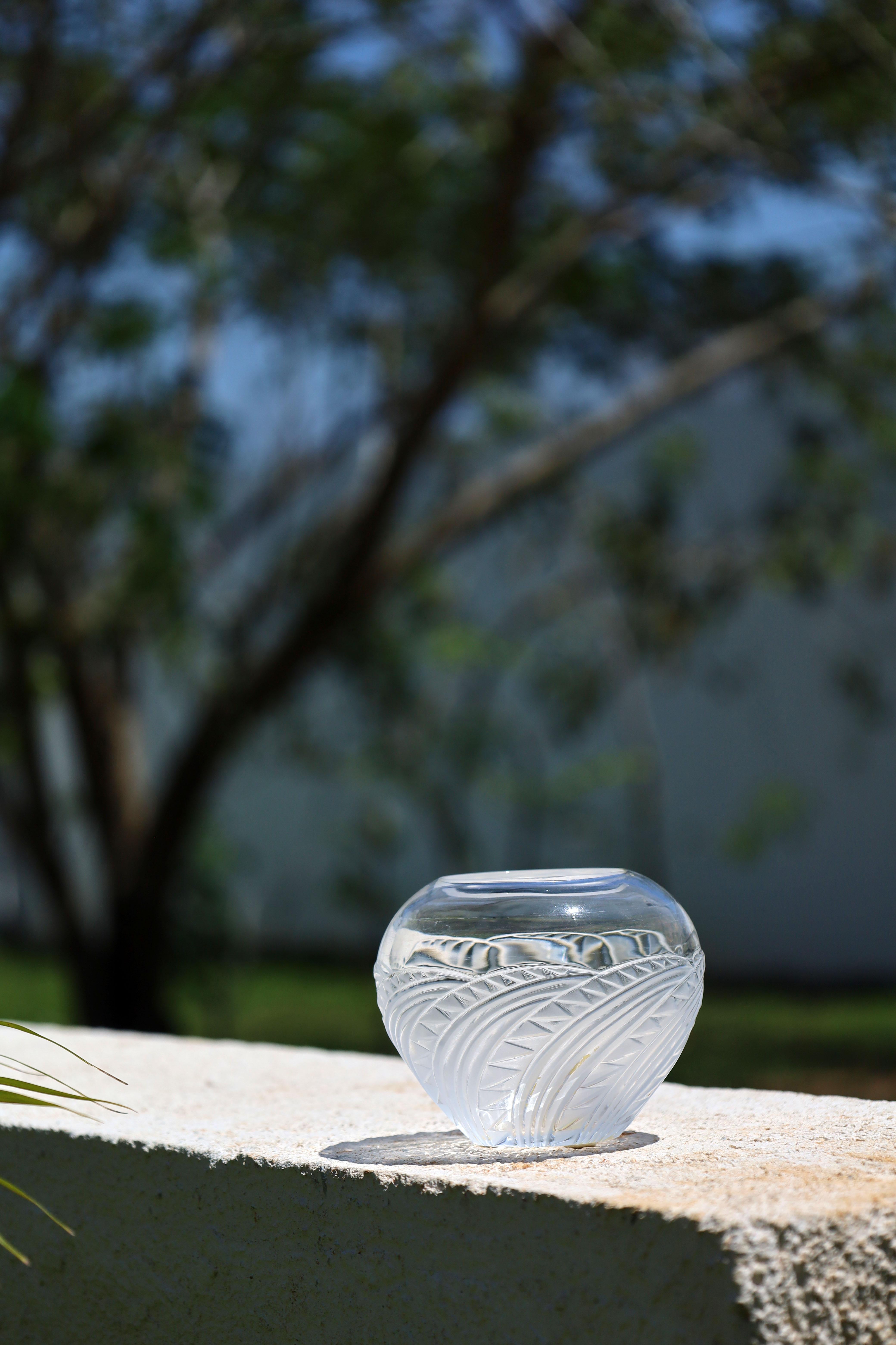 Marie-Claude Lalique „Zagora“ Art déco-Vase, Art déco (Französisch) im Angebot