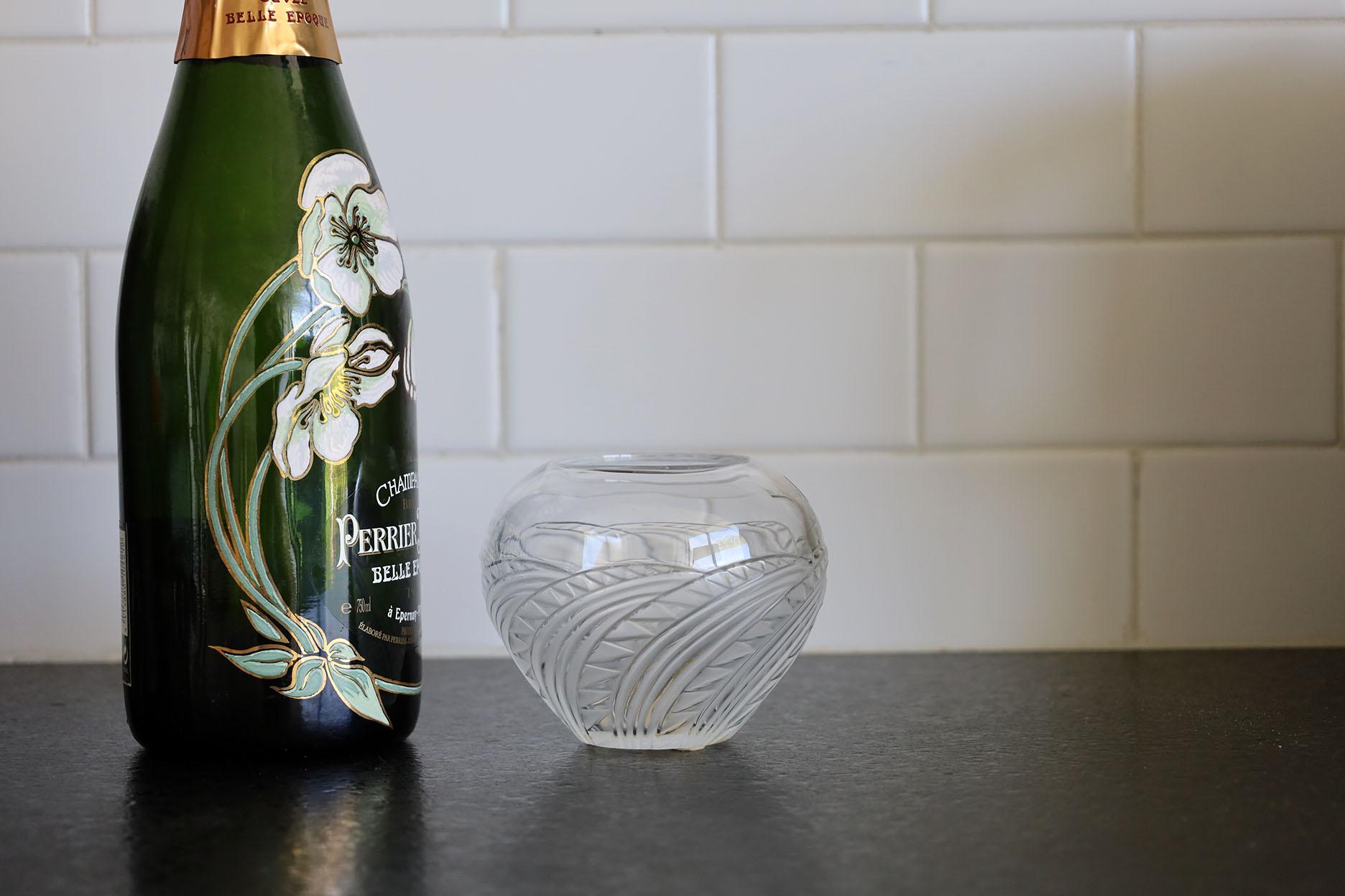 Dépoli Vase Art Déco Zagora de Marie-Claude Lalique en vente