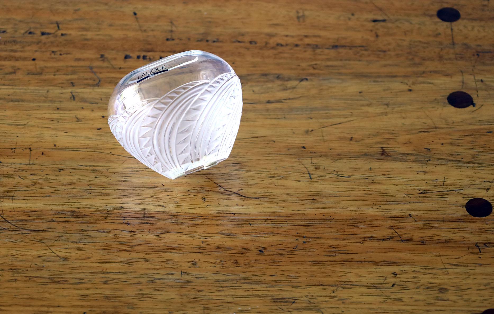 Marie-Claude Lalique „Zagora“ Art déco-Vase, Art déco (Kristall) im Angebot