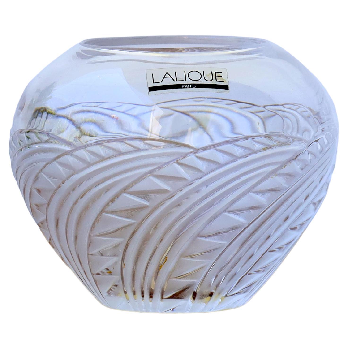 Marie-Claude Lalique "Zagora" Art Deco Vase For Sale