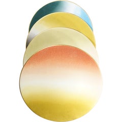 Marie Daâge - Ensemble de 4 assiettes à dessert en porcelaine française Limoges Tie-Dye