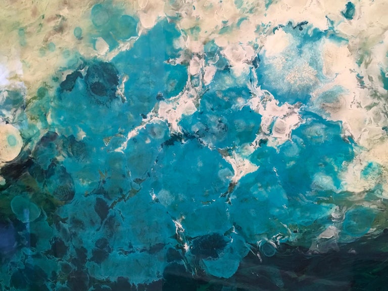 Marie Danielle Leblanc El Prat, Water, Colorful, Abstract Landscape