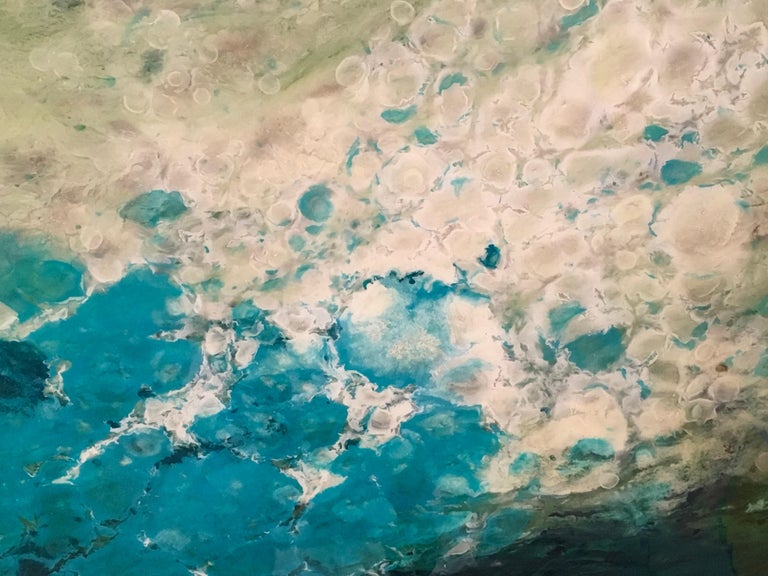 Marie Danielle Leblanc El Prat, Water, Colourful, Abstract Landscape