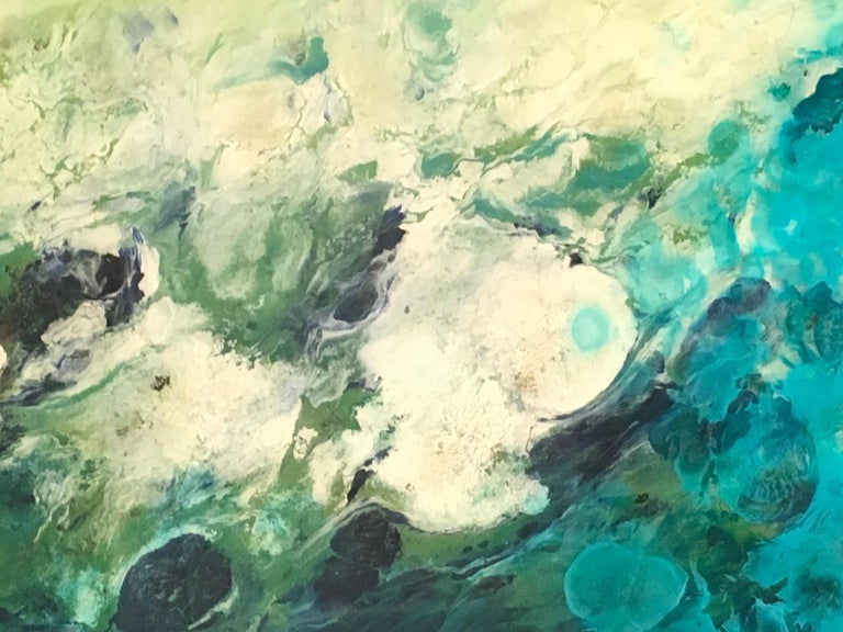 Marie Danielle Leblanc El Prat, Water, Colorful, Abstract Landscape