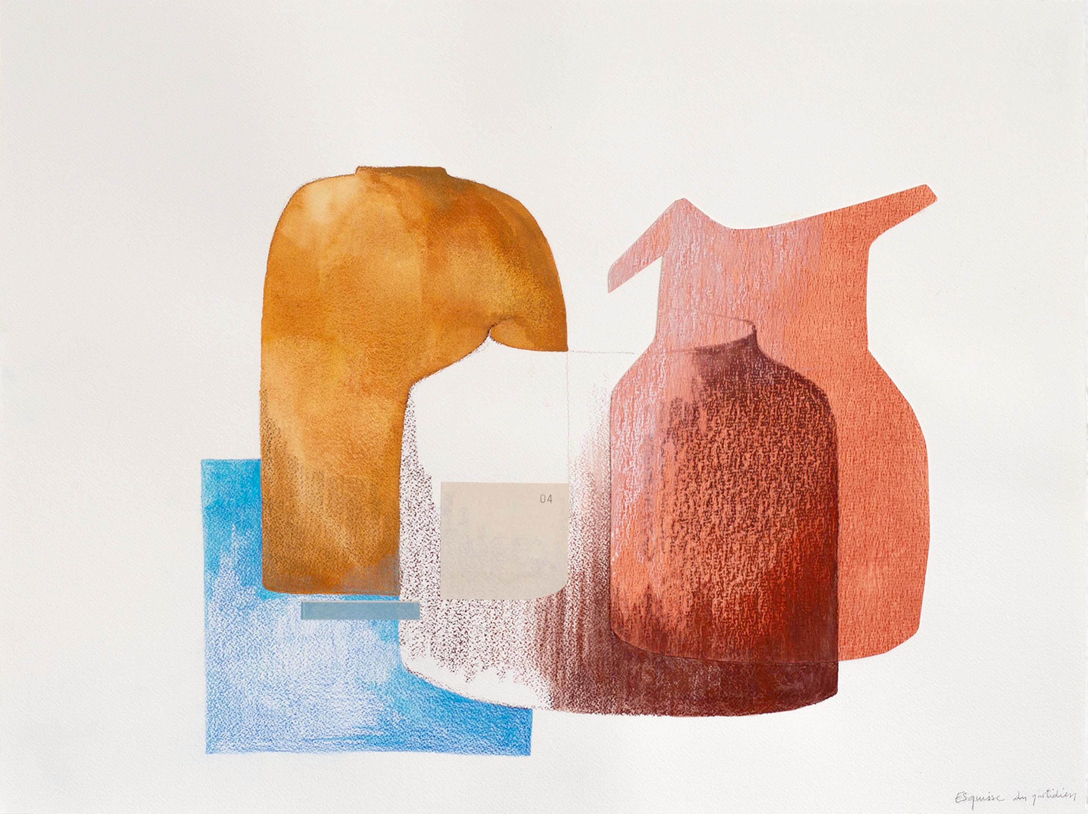 Esquisse du quotidien, 4 (Abstract Painting) For Sale 3