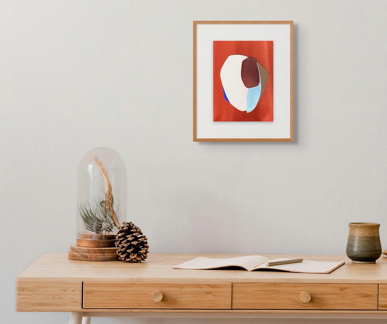 Ilot 8 (Abstrakte Malerei) – Painting von Marie de Lignerolles