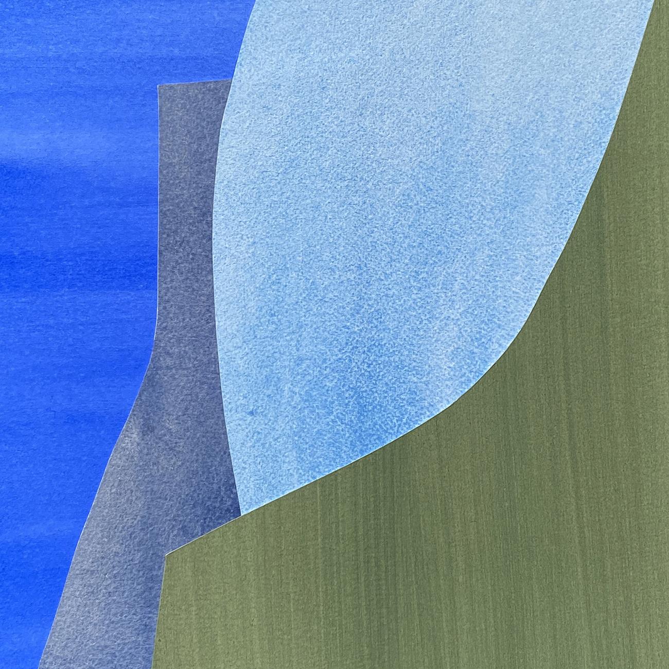 Jardin Sur L'eau (Pittura astratta) - Painting Astratto di Marie de Lignerolles