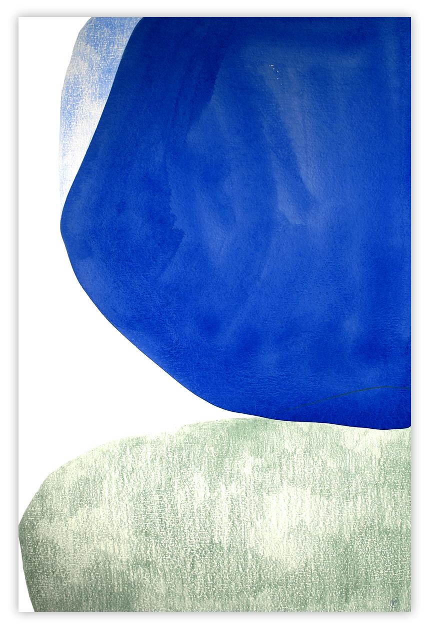 Abstract Painting di Marie de Lignerolles - Méditerranée (Pittura astratta)