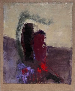 Huge French 20th Century Abstract Expression Painting