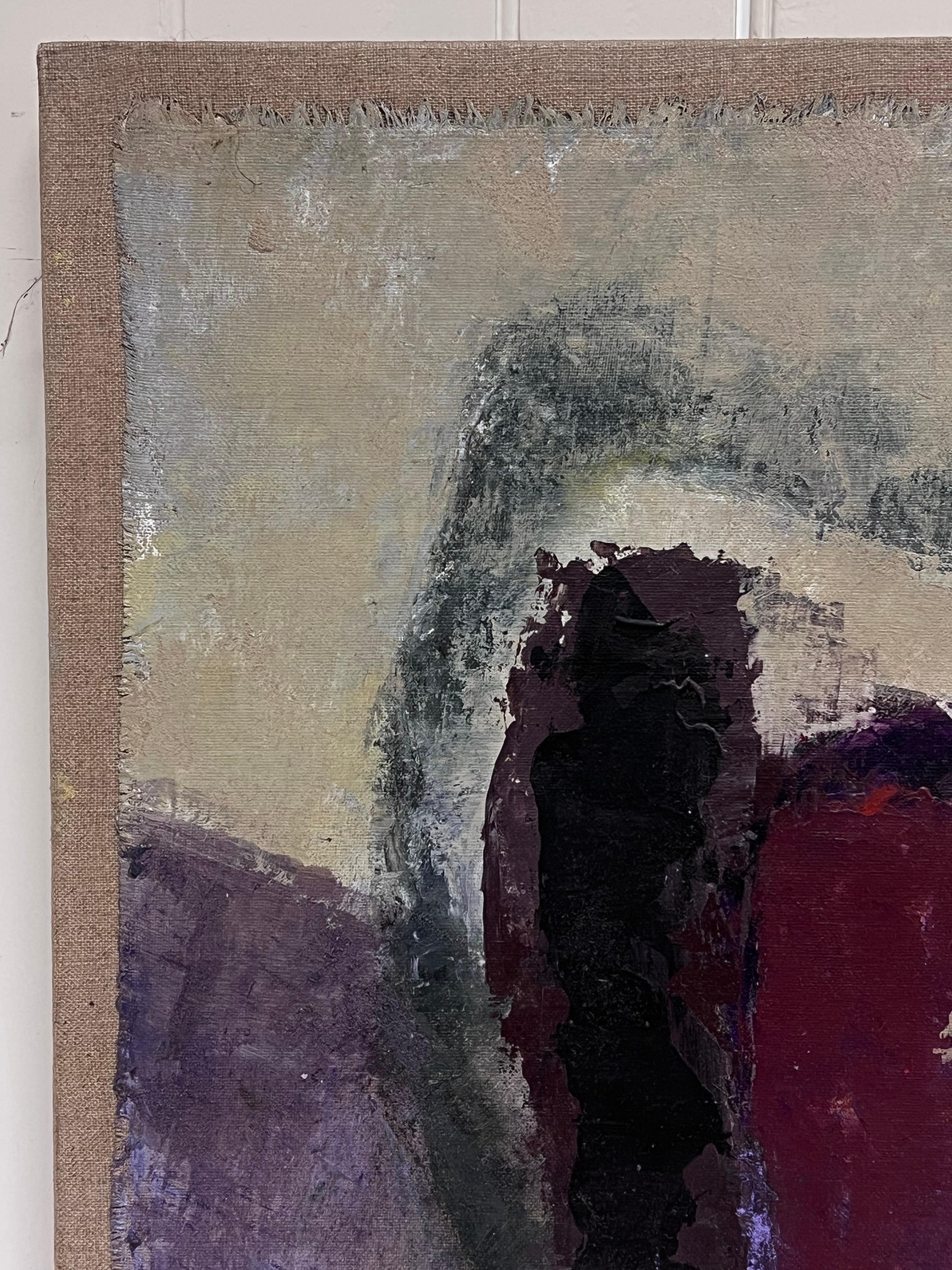 Huge French 20th Century Abstract Expression Painting For Sale 2