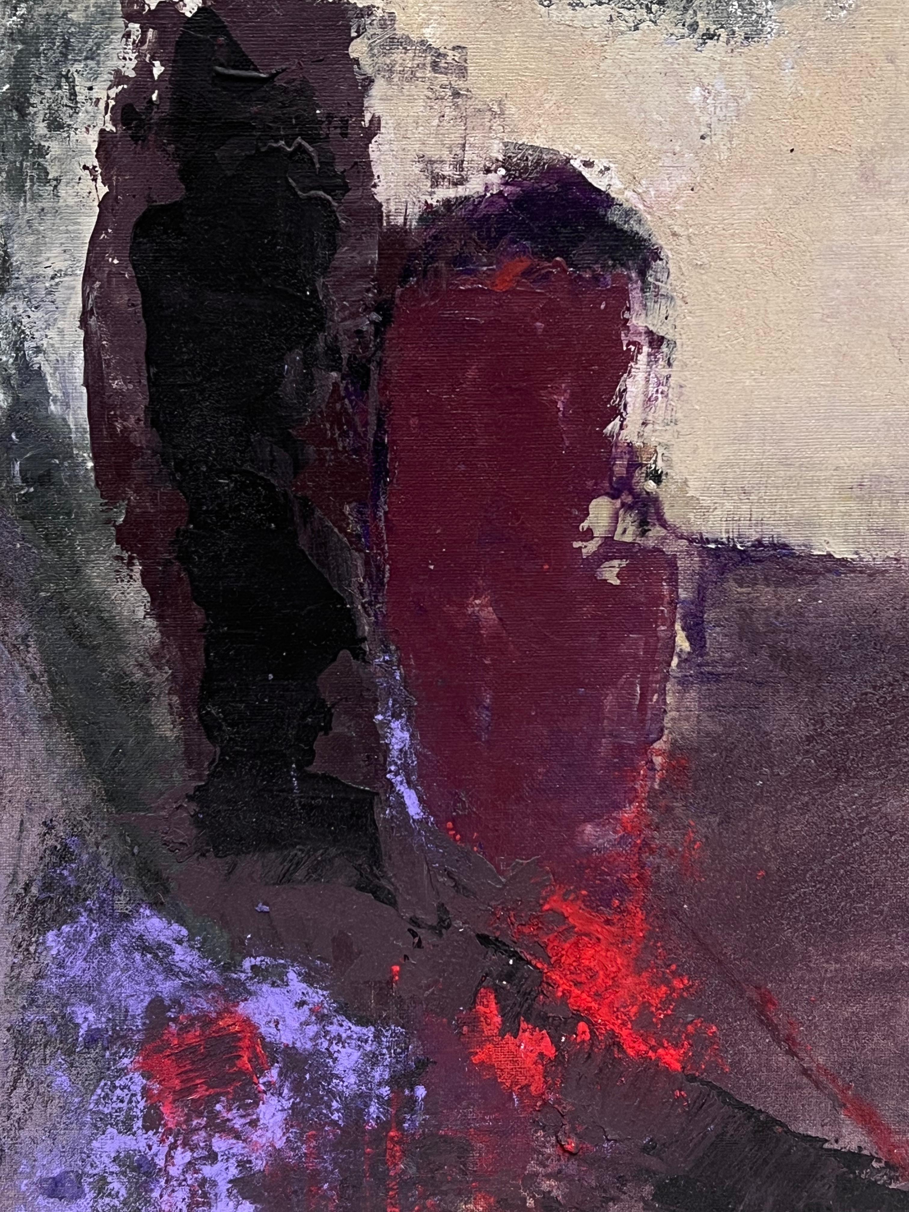 Huge French 20th Century Abstract Expression Painting For Sale 3