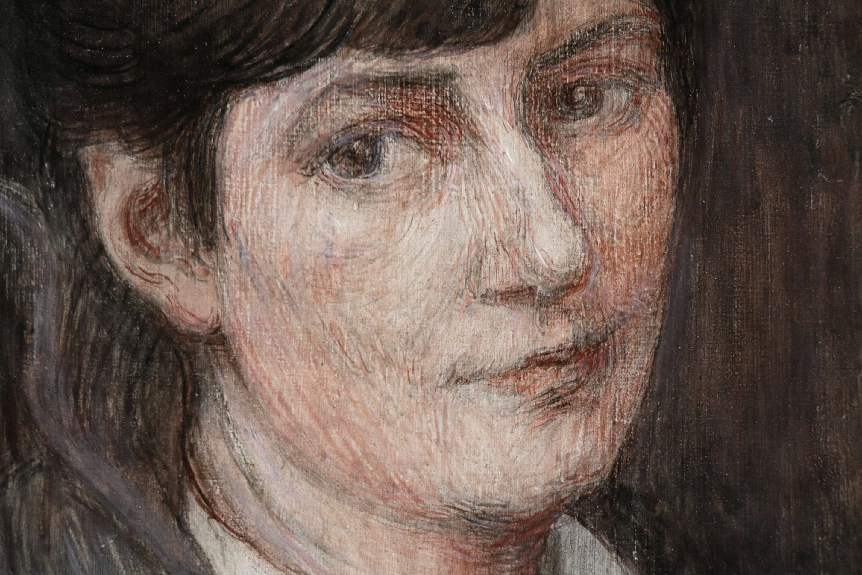 Self Portrait - Painting by Marie Duhem
