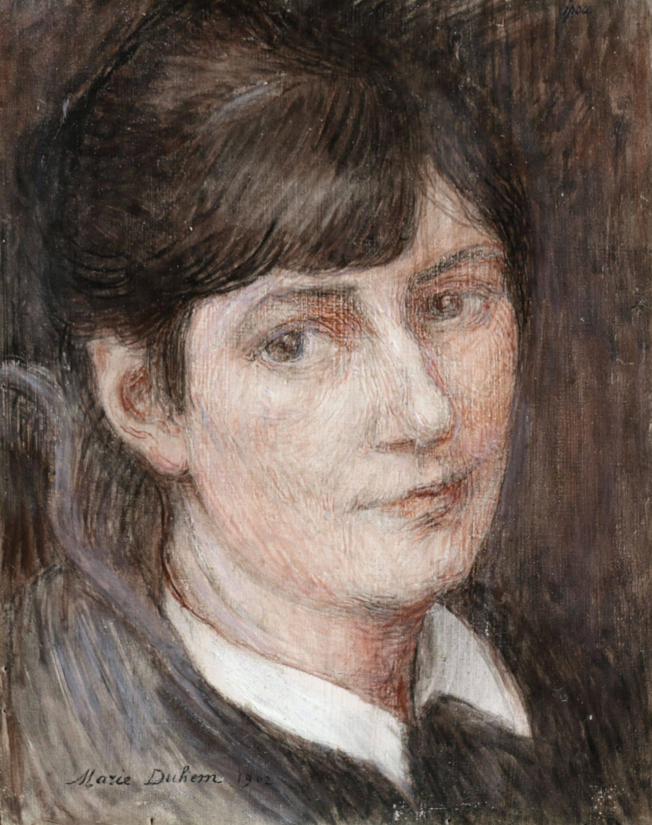 Marie Duhem Portrait Painting - Self Portrait