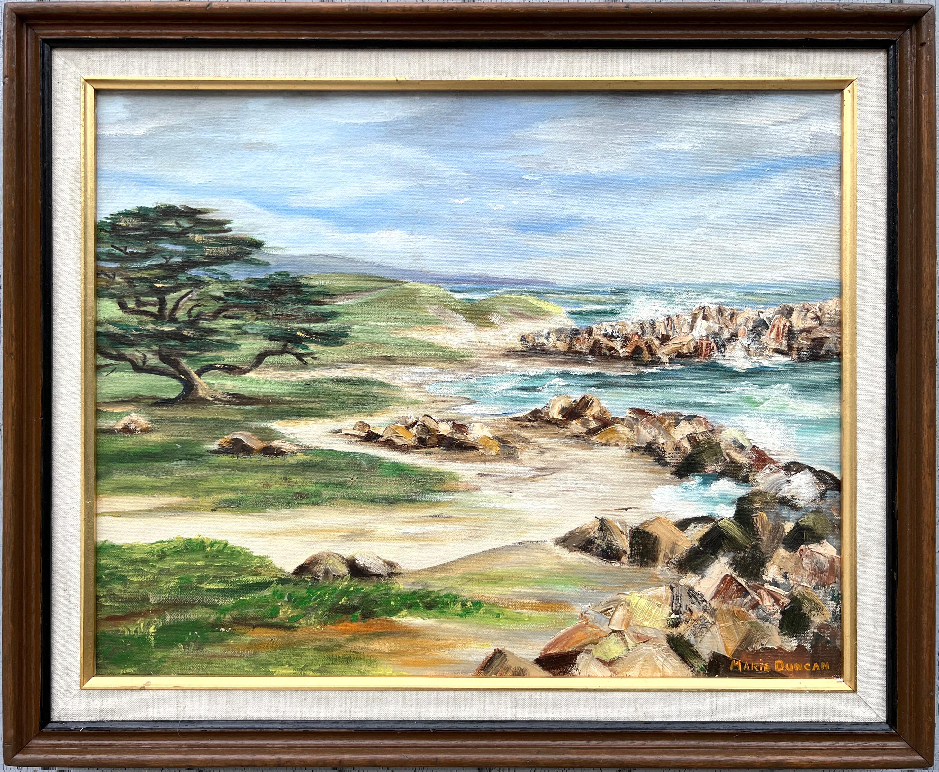 Landscape Painting de Marie Duncan - Paisaje marino de Pacific Grove