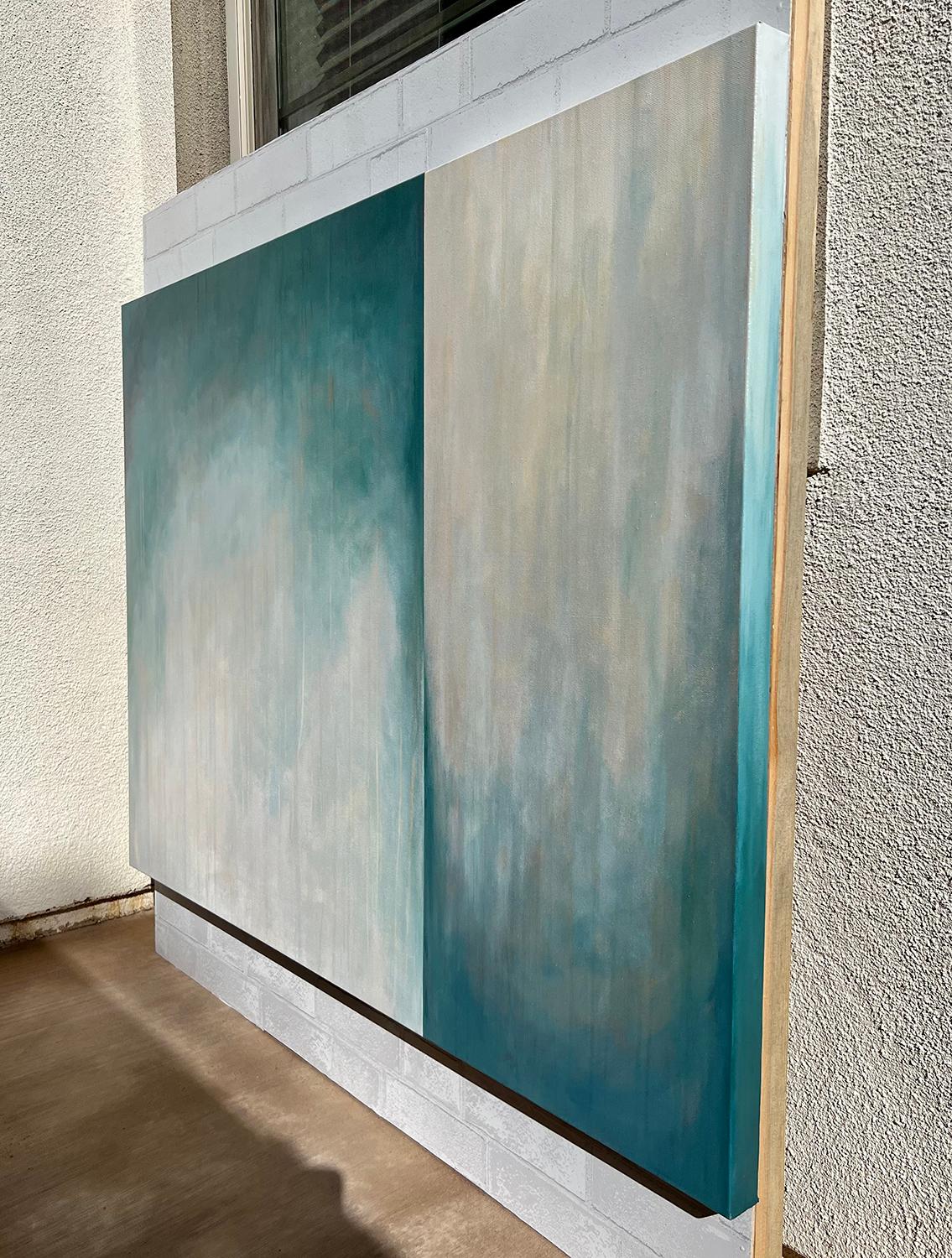 <p>Artist Comments<br>Inspired by Rothko and color field painting, artist Marie-Eve Champagne explores the captivating power of color modulations. Marie-Eve plays with an extended notion of gradience and its contrasts. The soft textures obtained