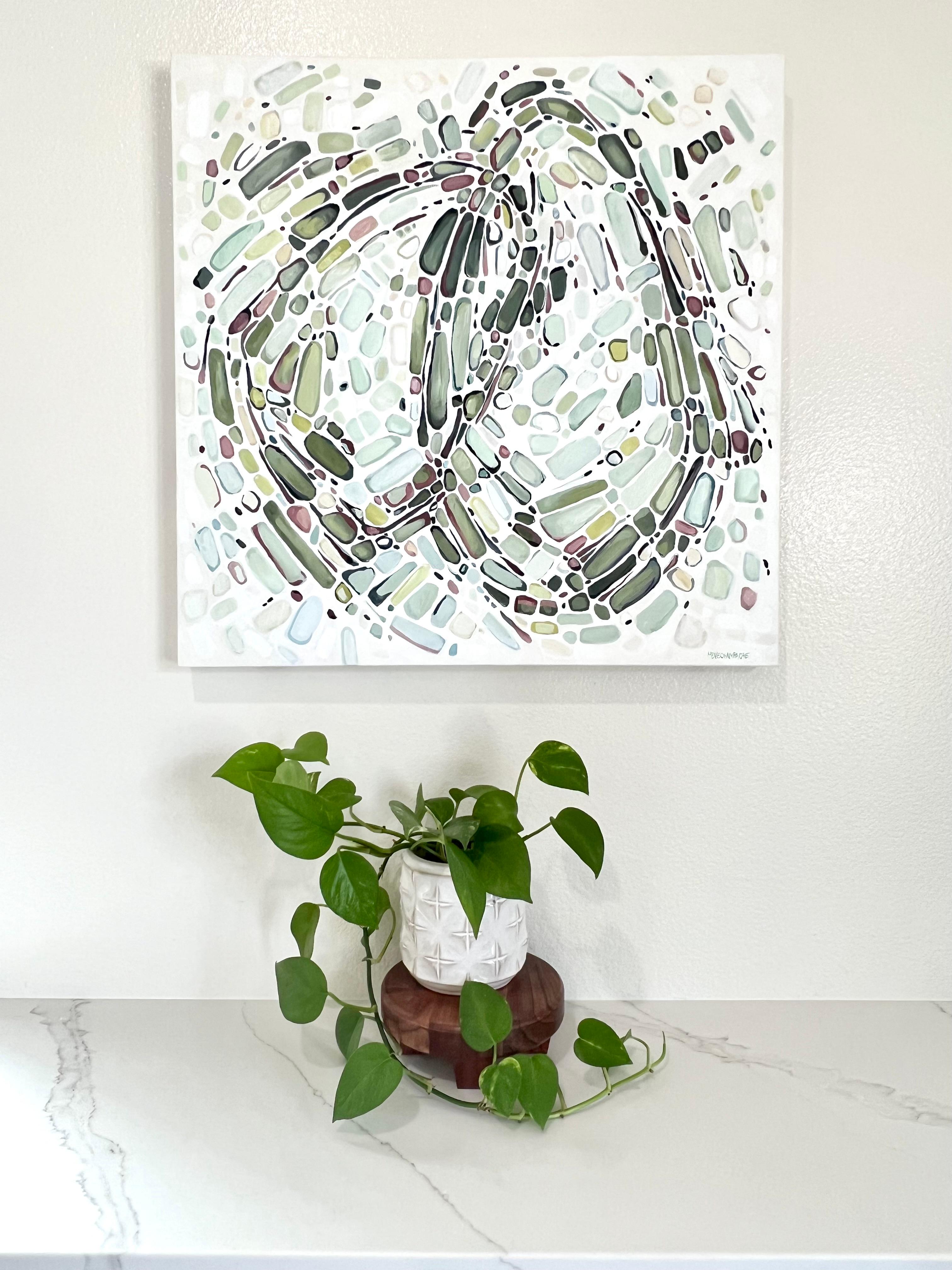 Ellipses, Abstract Painting For Sale 2