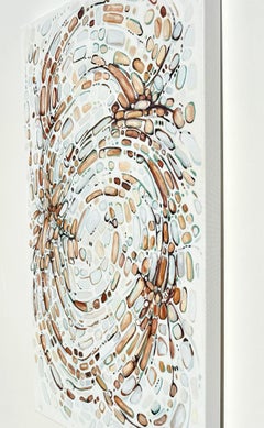 Fragmentation II - Clay, Abstract Painting