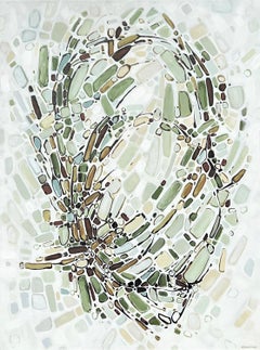 Fragmentation II - Rings, Abstract Painting