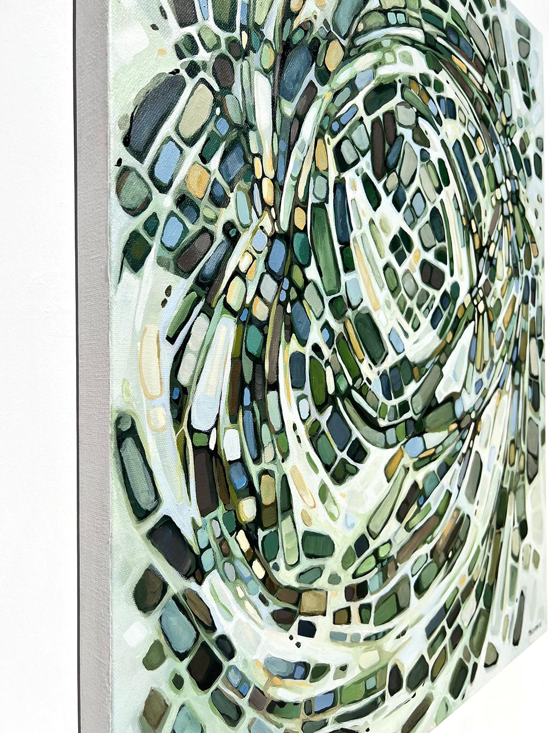 Into the Deep, Pittura astratta - Painting di Marie-Eve Champagne