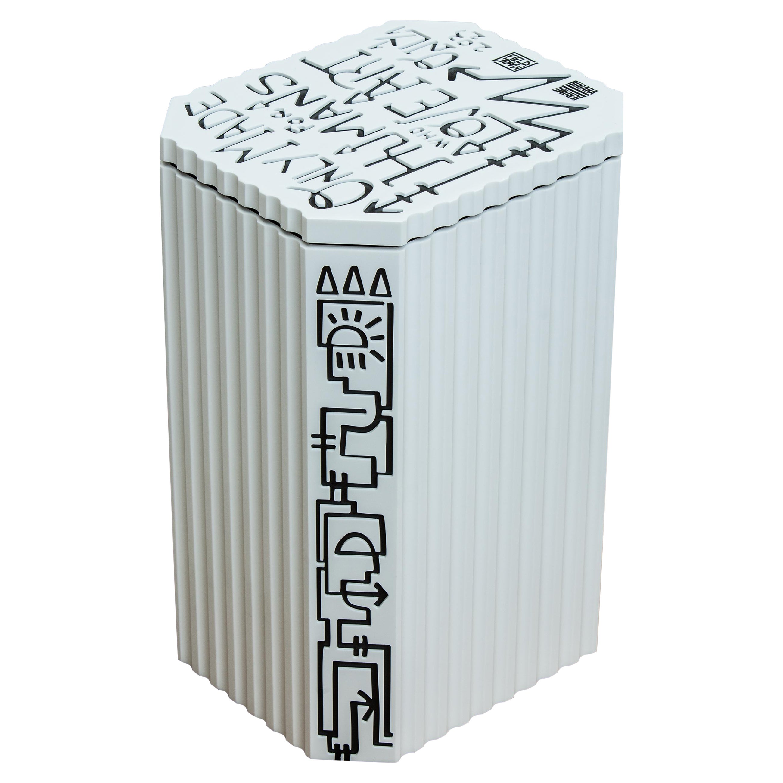 Totem en résine Mary White de Jérôme Bugara en vente