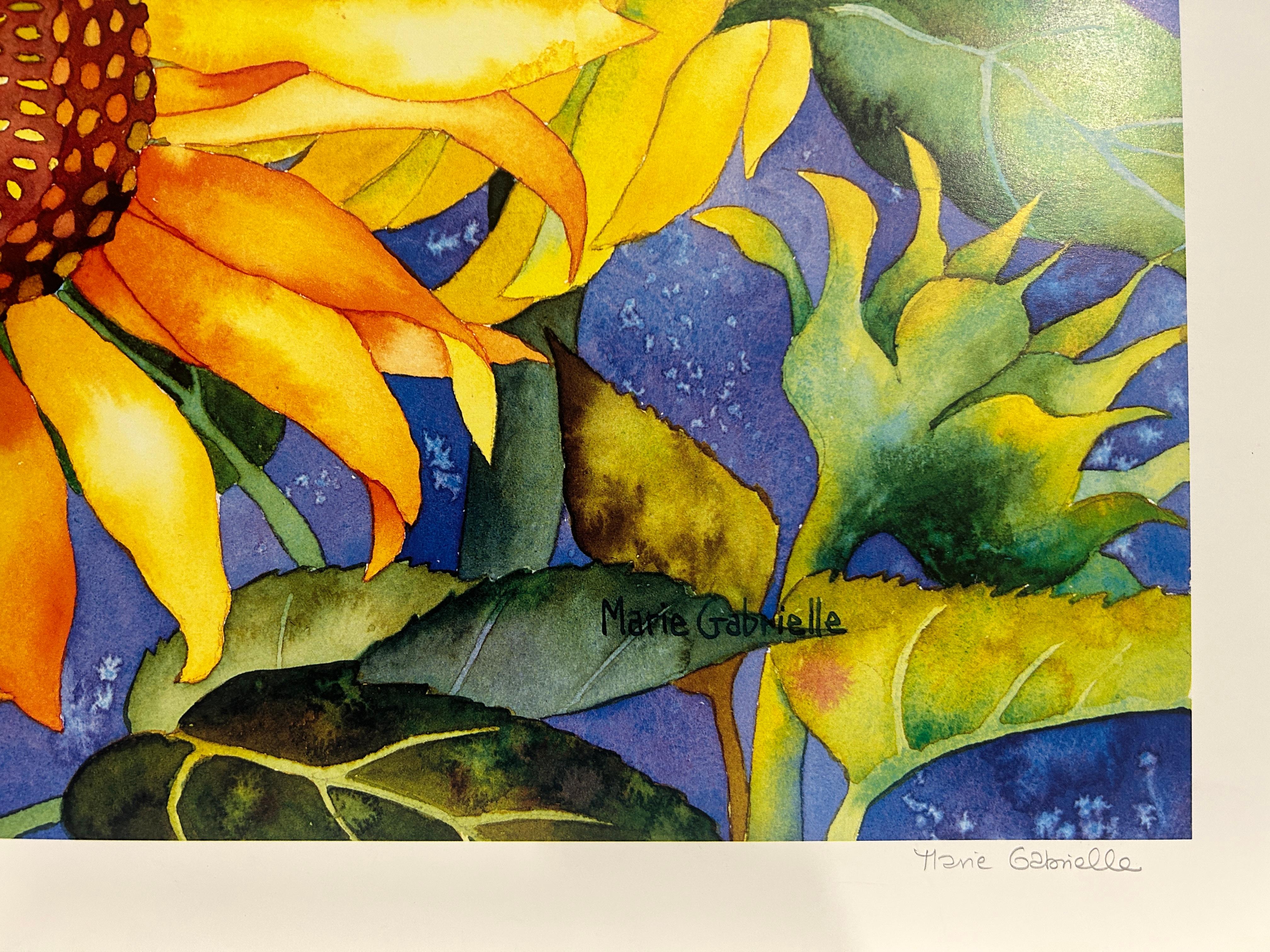 Sunflower - Print by Marie Gabrielle