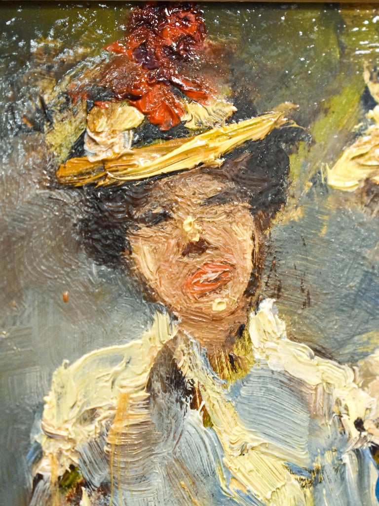 Three Madame with Her Hat - Marie Henri Mackenzie - 1910 For Sale 2