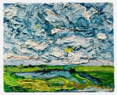 Ellemeet Oil Painting on Canvas Landscape Abstract Beach Sea In Stock