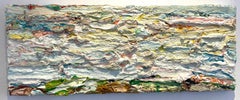 Longitudinaal Oil on Canvas Abstract Horizon Landscape In Stock
