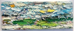 Longitudinaal Oil on Canvas Abstract Landscape Horizon In Stock