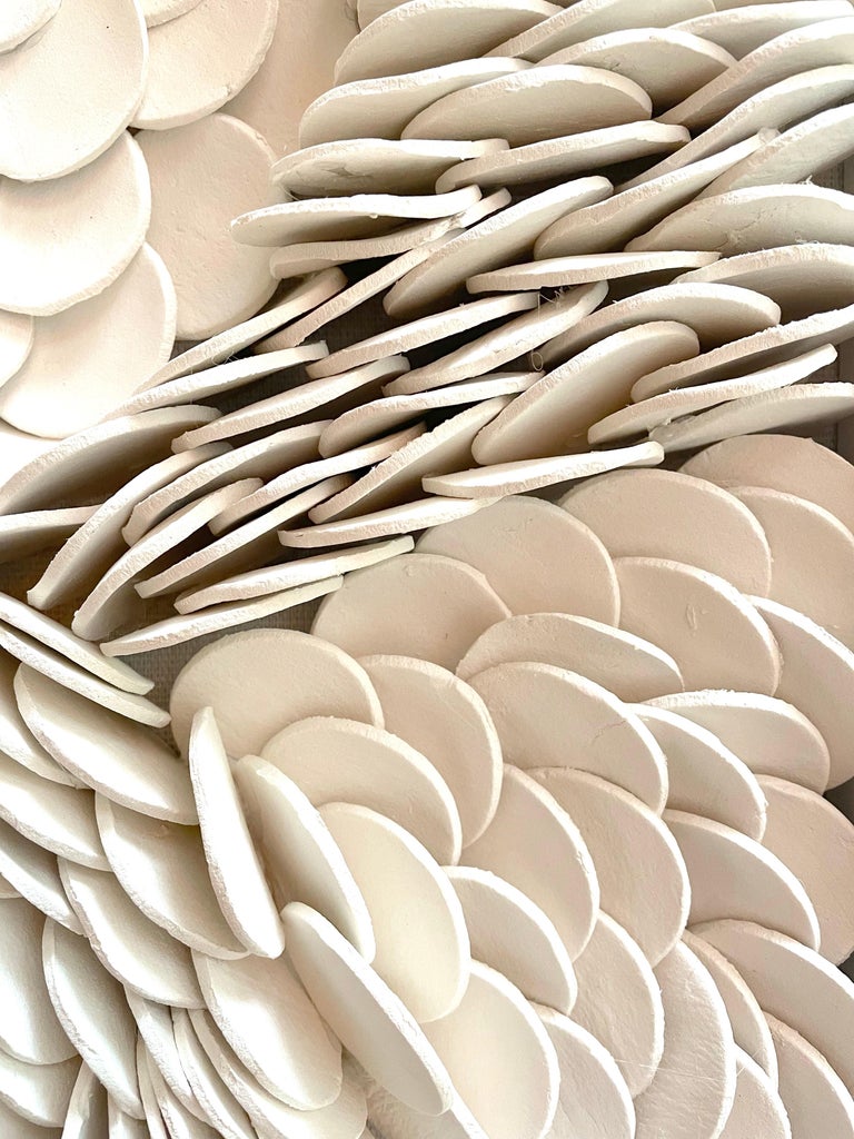 Marie Laforey is a self-taught artist based in New York, US who maintains a sustainable art practice using primarily organic material. Laforey enjoys the tactility of working with organic mediums and learning how to craft preserved moss, clay,