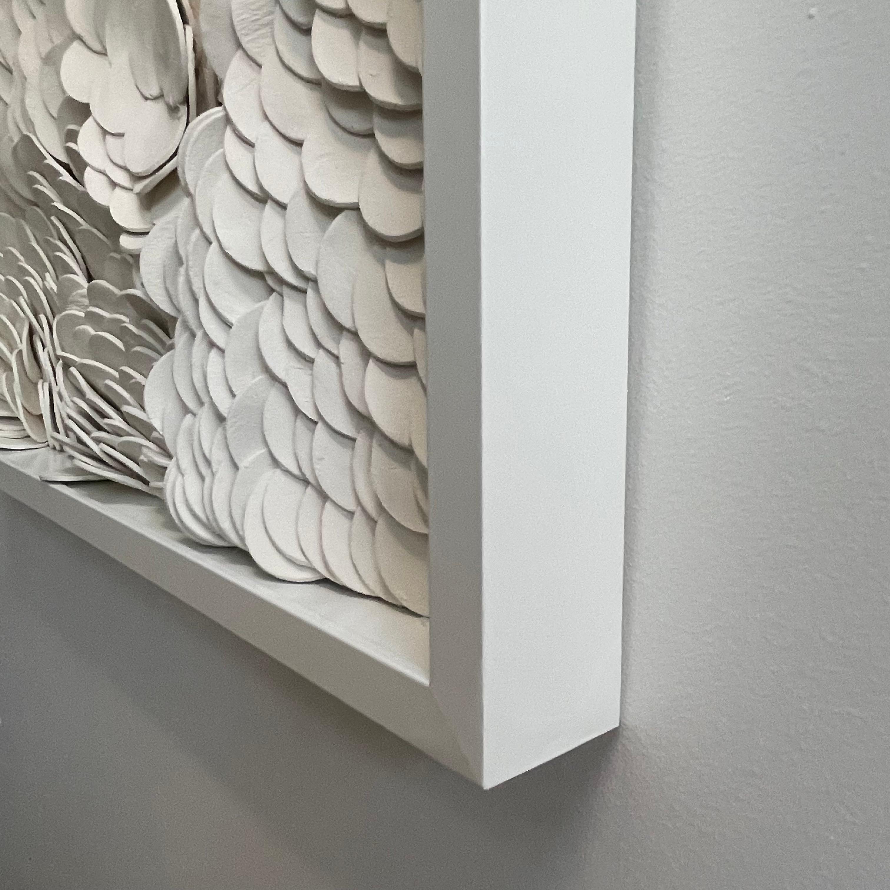 Lapis 771  - 3D abstract geometric ceramic composition - Contemporary Sculpture by Marie Laforey