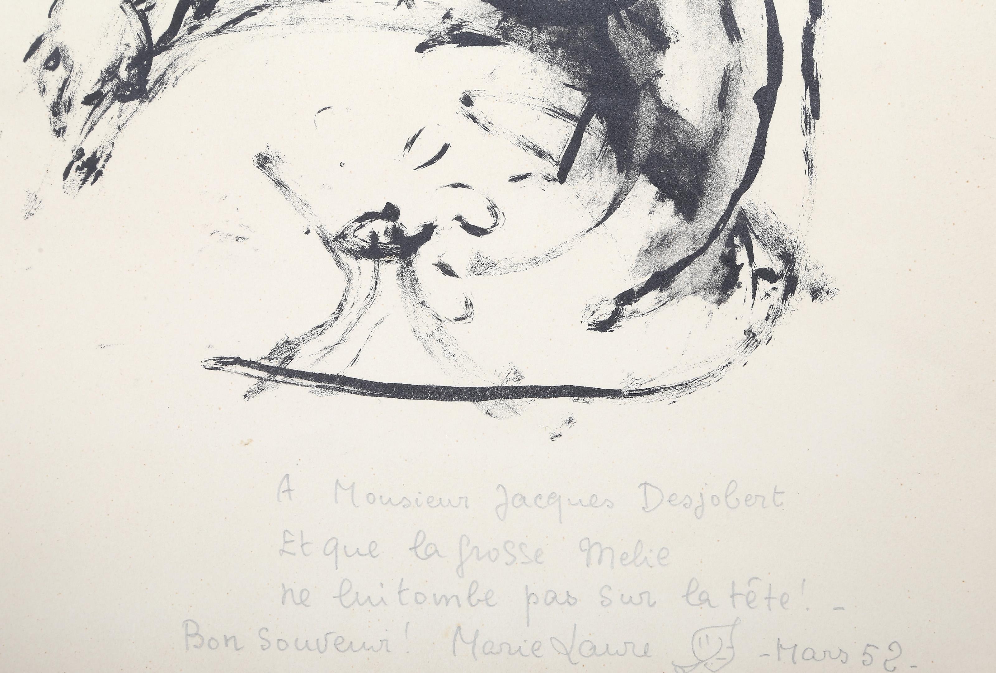 La Grosse Melie, litografia di Marie-Laure De Noailles firmata da Marie-Laure. in vendita 2