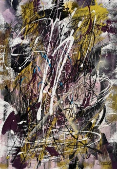 "LA ROUE DU KARMA"   Pollock style