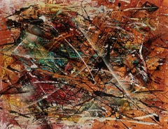 "L'AMOUR"  Pollock style