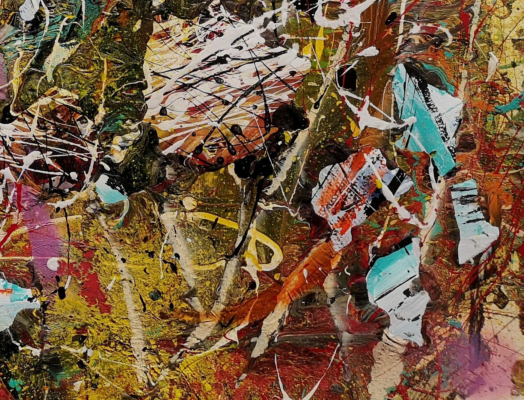 Dipinto a mano. Non è una stampa. Il dipinto è firmato sul davanti e  indietro. Data. Pittura contemporanea FINE ART originale, acrilici, collage (dai miei dipinti), vernice spray  su carta, senza cornice. Titolo: L'appel du coeur, 2020 .