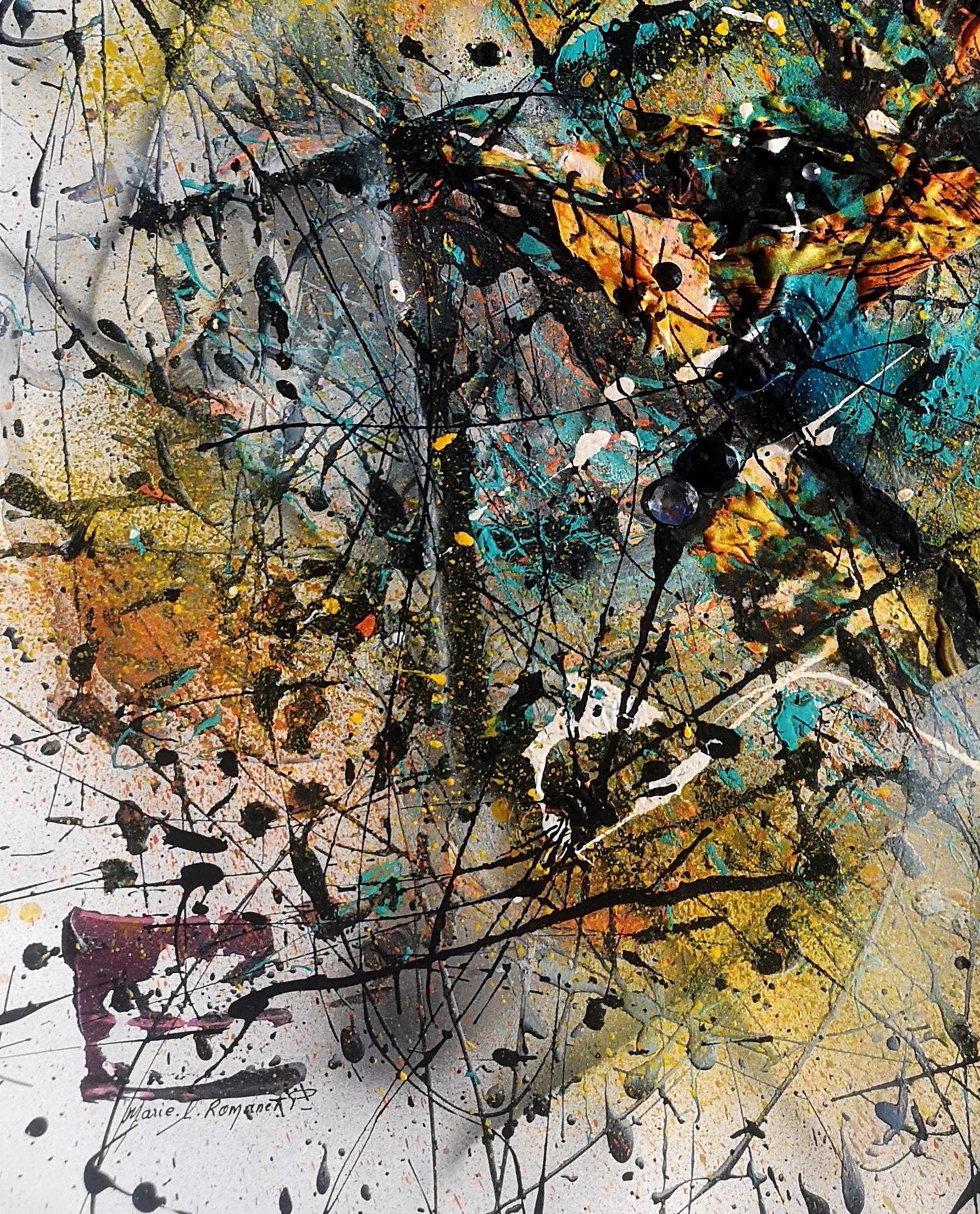 „LES FRUITS DE L''ACTE“ Pollock-Stil im Angebot 1