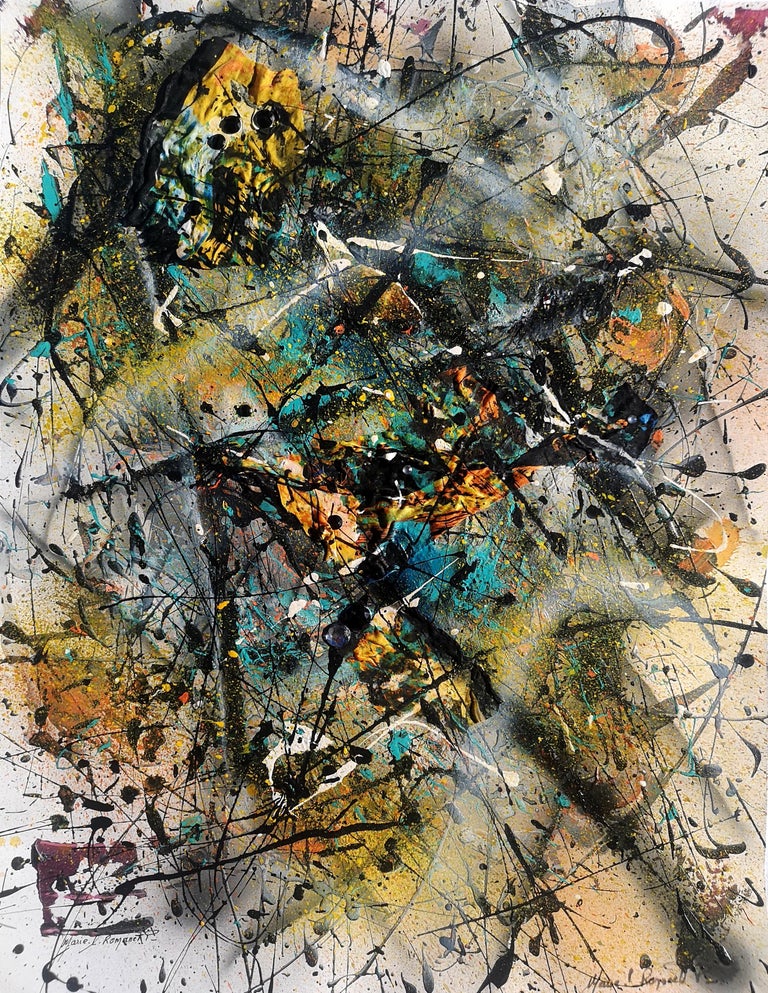 Marie-Laure Romanet Prin company - "LES FRUITS DE L'ACTE" Pollock style ...